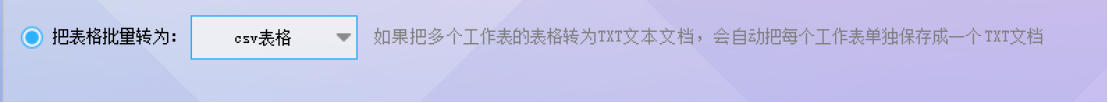 转换设置